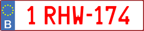 Truck License Plate